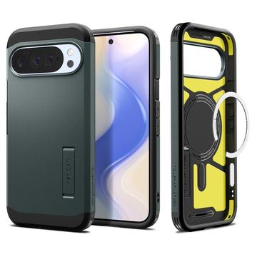 Coque Google Pixel 10 Pro XL Spigen Tough Armor Mag - Vert abysse