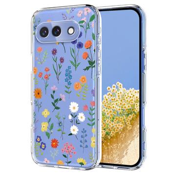Coque Google Pixel 10a en TPU à motif floral - Marguerites