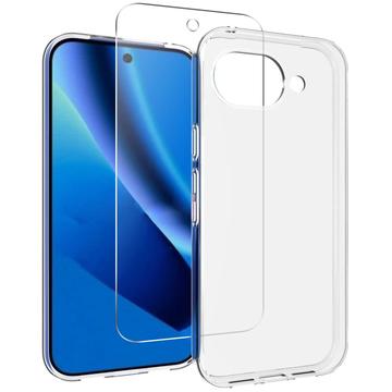 Coque Google Pixel 10a en TPU avec Protecteur d’Écran Saii 2-en-1