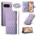Étui Google Pixel 11 Pro XL portefeuille matelassé luxueux - Violet