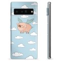 Coque Google Pixel 6 Pro en TPU - Cochon Volant