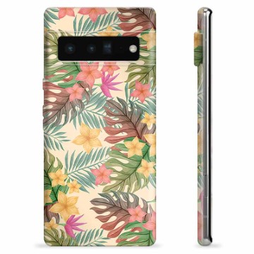 Coque Google Pixel 6 Pro en TPU - Fleurs Roses