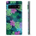 Coque Google Pixel 6 Pro en TPU - Fleurs Tropicales