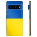 Coque Google Pixel 6 Pro en TPU Drapeau Ukraine - Jaune et bleu clair