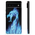 Coque Google Pixel 6 en TPU - Dragon Feu Bleu