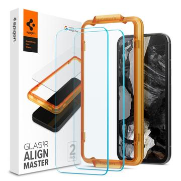 Protecteur d\'Écran Google Pixel 8a Spigen ALM Glas.tR - 2 Pièces