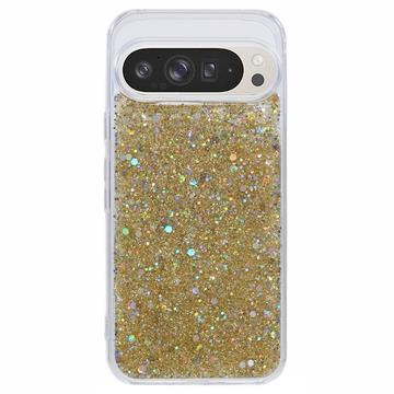 Coque Google Pixel 9 Pro XL en TPU Glitter Flakes