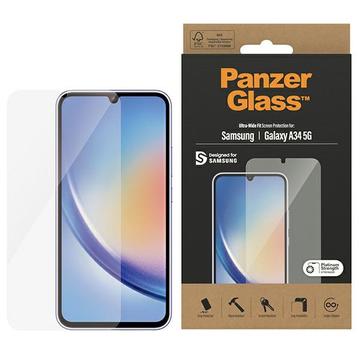 Protecteur d\'Écran Samsung Galaxy A34 5G PanzerGlass Ultra-Wide Fit - 9H