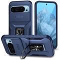 Coque Hybride Google Pixel 9/9 Pro à Anneau Rotatif avec Protection pour Appareil Photo