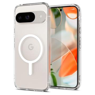 Coque Google Pixel 9/9 Pro Spigen Ultra Hybrid Mag - Blanche / Transparente