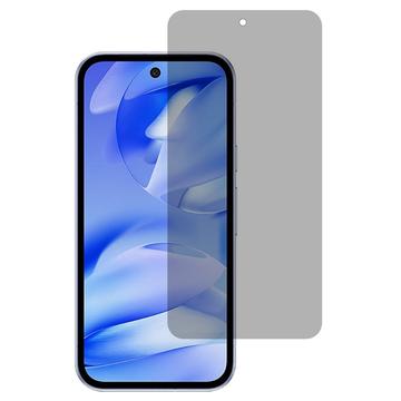 Protecteur d\'Écran Google Pixel 9a en Verre Trempé Privacy Full Cover - Bord Noir