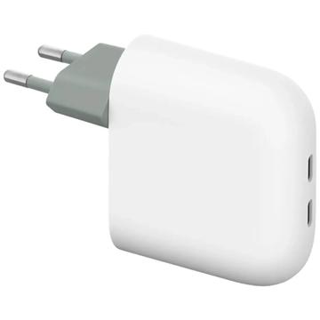 Chargeur rapide USB-C à double port Google Pixel Flex 67W GA09856-EU - Blanc