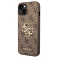 Coque Hybride iPhone 14 Guess 4G Big Metal Logo - Marrone