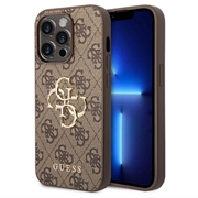 Coque Hybride iPhone 15 Pro Guess 4G Big Metal Logo