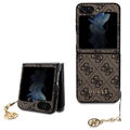 Coque Hybride Samsung Galaxy Z Flip5 Guess 4G Charms Collection