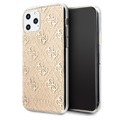 Coque iPhone 11 Pro Max Guess 4G Glitter Collection - Doré