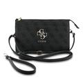 Sac universel pour téléphone portable Guess 4G Metal Logo avec bandoulière - Noir