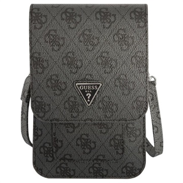 Sac à Bandoulière Smartphone Guess 4G Triangle Logo - Noir