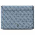 Housse pour Ordinateur Portable Guess 4G Uptown Triangle Logo - 13-14" - Bleu