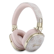 Casque sans fil Guess ENC Metal 4G Script Logo - Rose