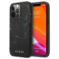 Coque Hybride iPhone 13 Pro Max Guess Marble Collection - Noire