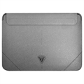 Housse Guess Saffiano Triangle Logo pour Ordinateur Portable - 16" - Argenté