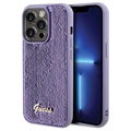 Coque iPhone 15 Pro Guess Sequin Script Logo - Violete