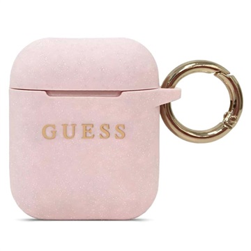 Étui AirPods / Apple AirPods 2 en Silicone Guess - Rose