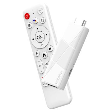 H96 MAX RK3518 Mini TV Stick Android 14 4K - WiFi 6, Bluetooth 5.4 - Blanc