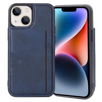 Coque iPhone 14 avec Portefeuille Hanman Mika - Bleue