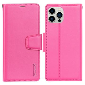 Étui Portefeuille iPhone 14 Pro Max Hanman Mill - Rose Vif