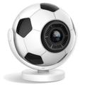 Projecteur portable HY300F en forme de ballon de football - WiFi 6, Android 14 - Blanc / Noir
