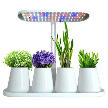 Halo-01 Lampe de bureau pour plantes en alliage d\'aluminium ABS - Prise UE