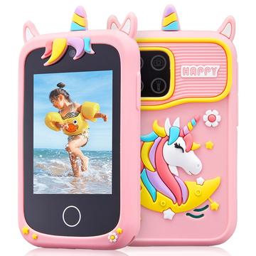 Jouet intelligent pour enfants Happy Unicorn Z10 X Type avec appareil photo, 20 jeux, lecteur de musique