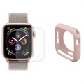 Set de Protection Complète Apple Watch Series SE (2022)/SE/6/5/4 Hat Prince - 40mm - Rose