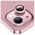 Protecteur Objectif iPhone 14/14 Plus en Verre Trempé Hat Prince Glitter - Rose
