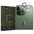 Protecteur d'Objectif de Caméra iPhone 15 Pro/15 Pro Max en Verre Trempé Hofi Cam Pro+ - Transparente / Noir