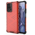 Coque Hybride Xiaomi 11T/11T Pro Honeycomb Armored - Rouge