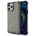 Coque Hybride iPhone 14 Pro Honeycomb Armored - Noire