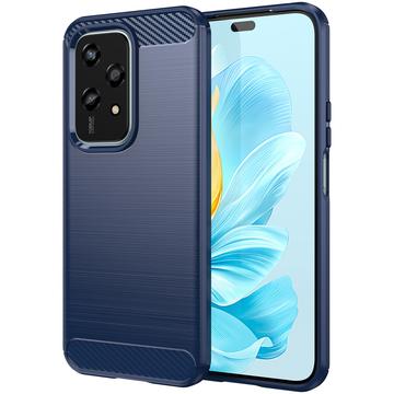 Coque Honor 200 Lite en TPU Brossé - Fibre de Carbone