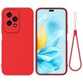 Coque Honor 200 Lite en Silicone Liquide - Rouge