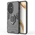 Coque Hybride Honor 200 Pro avec Support Bague - Noire