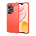 Coque Honor 400 Pro en TPU Brossé - Fibre de Carbone