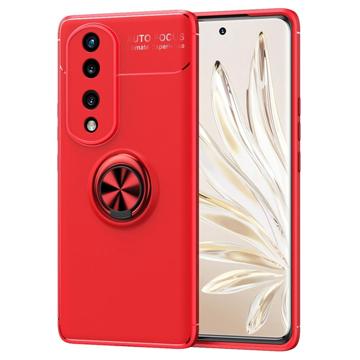 Coque Honor 70 Magnétique avec Support Bague - Rouge