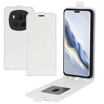 Étui à Rabat Vertical Honor Magic6 Pro avec Porte-Cartes - Blanc