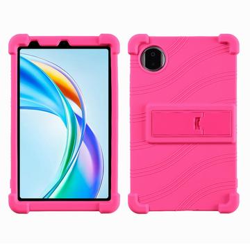Etui en silicone Honor Pad X7 avec Kickstand - Rose vif