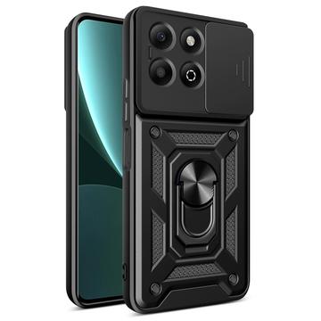 Coque Hybride Honor X6b à Anneau Rotatif avec Protection pour Appareil Photo