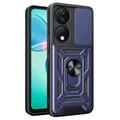 Coque Hybride Honor X7b/90 Smart à Anneau Rotatif avec Protection pour Appareil Photo