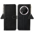 Étui Portefeuille Honor X60 Pro/X9c/Magic7 Lite en Cuir avec RFID - Noir