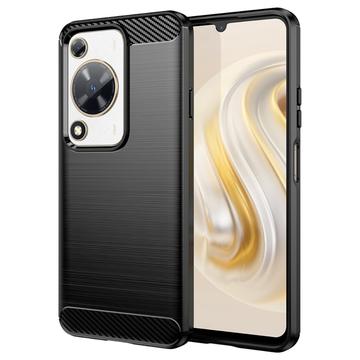 Coque Huawei Enjoy 70 en TPU Brossé - Fibre de Carbone